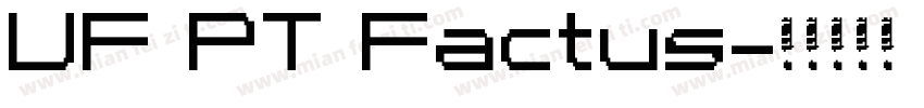 UF PT Factus字体转换
